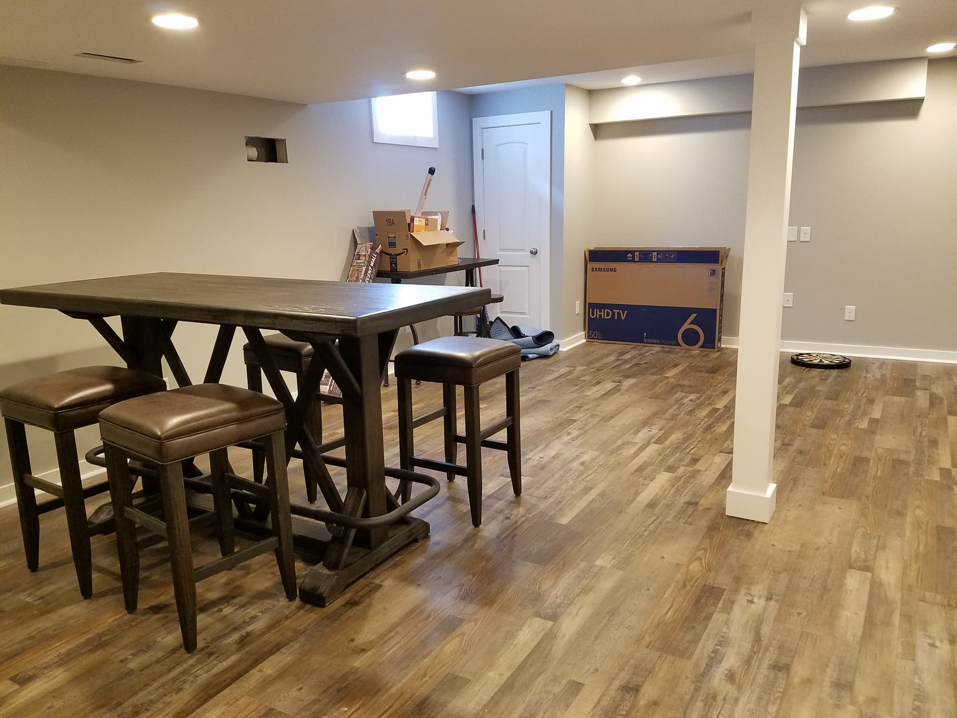 Isaac Basement Media Room by SPK Homes, St. John, IN, photo 1