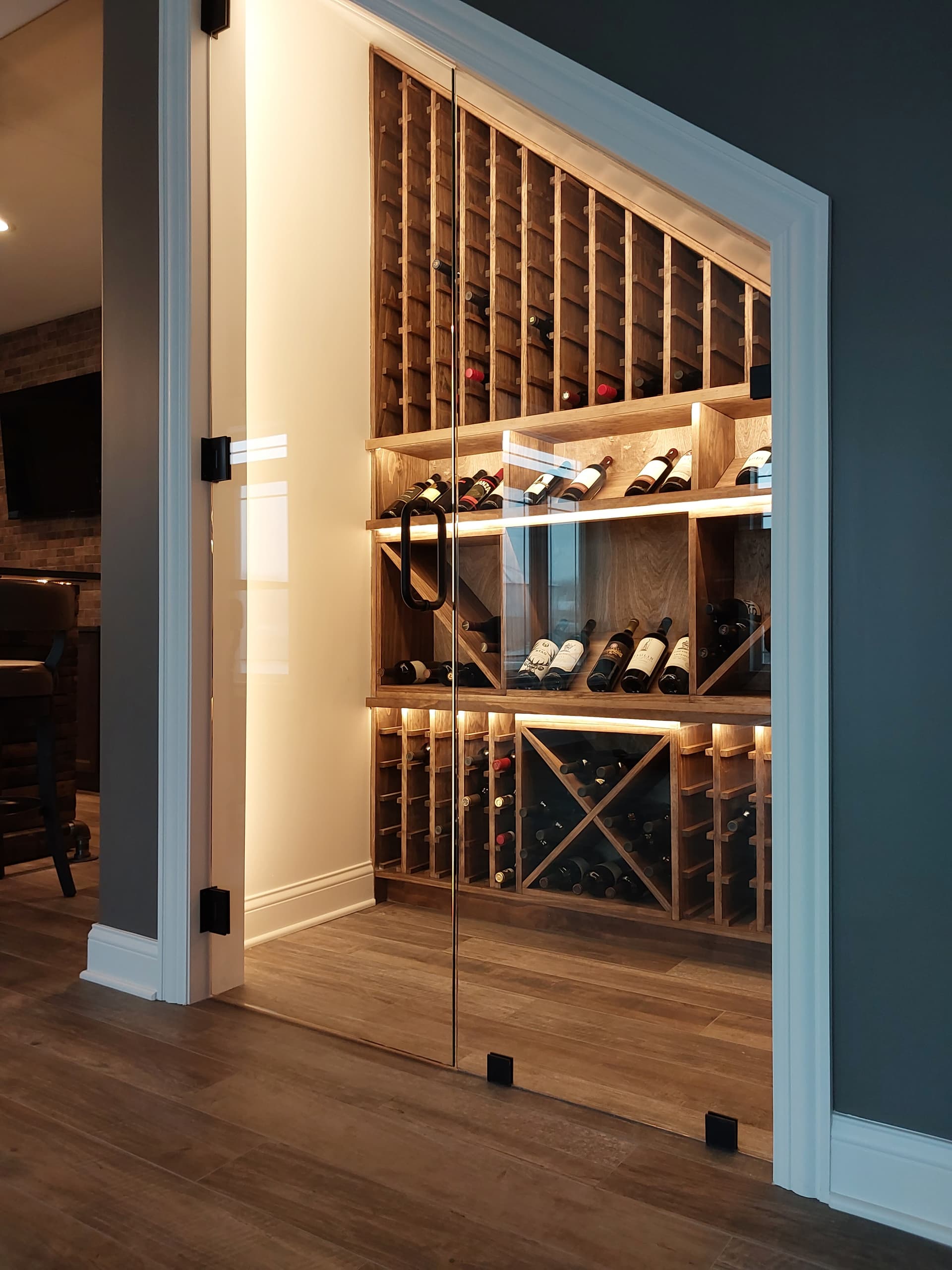 Whiskey Barrel Staves Bar by SPK Homes, Schererville, IN, photo 6